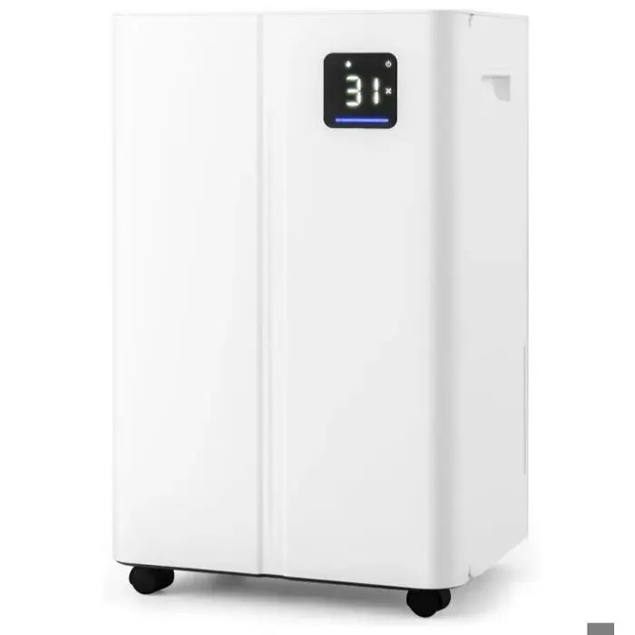 Déshumidificateur dAir Électrique - RELAX4LIFE - 255 L/Jour - 3 Modes - Sécurité Enfant - Dégivrage Automatique - Jusquà 25 m2