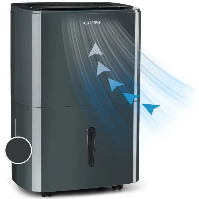 Déshumidificateur dair Klarstein DryFy 20 - 20L/24h - 230m³/h - 420W - Gris