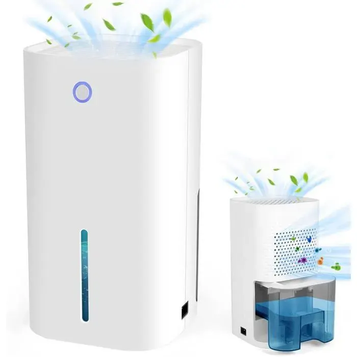 Déshumidificateur dair - XVX - Mini anti humidité - 850 ml - 22 Watts - Automatique