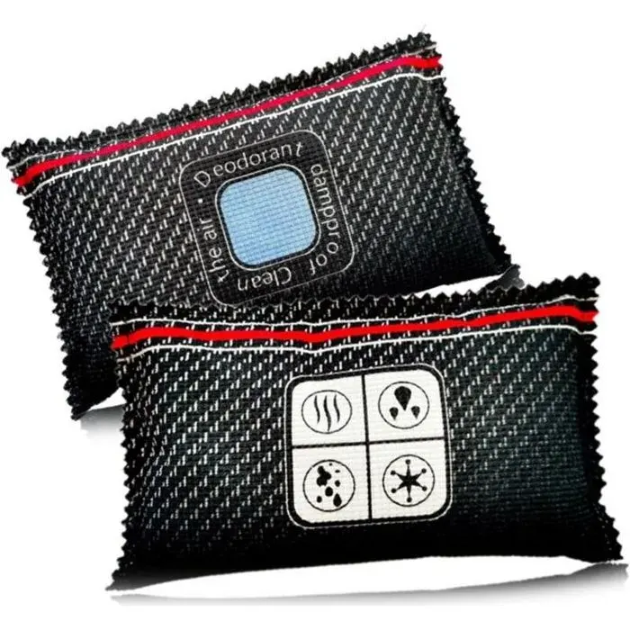 Déshumidificateur de Voiture et d’Intérieur-Absorbe lHumidité et la Condensation pour Maintenir le Pare-Brise Dégagé-Contient 2 Sac