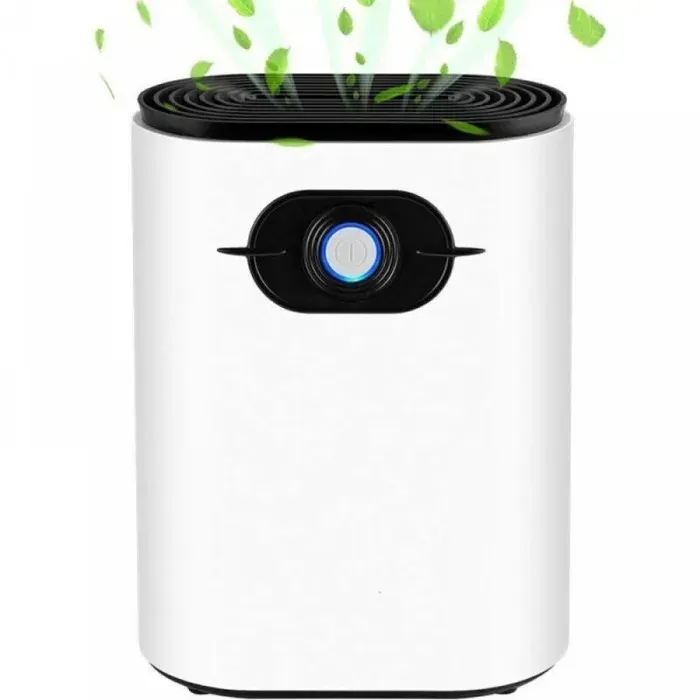 Déshumidificateur électrique 1200ml Élimine jusquà 500ml dhumidité/jour Réservoir 1.2L 45dB pour espaces jusquà 30m²