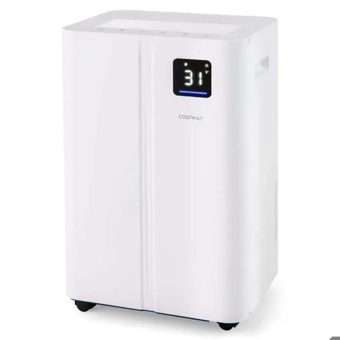 Déshumidificateur électrique 255 L/jour avec 3 modes et minuterie 24 h pour maison cave et pièces jusqu à 25 m