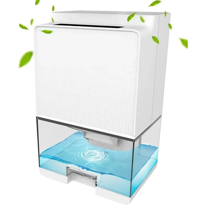 Déshumidificateur électrique Petit déshumidificateur pour salle de bain cave chambre à coucher (Max. 30㎡) - Facile à utiliser