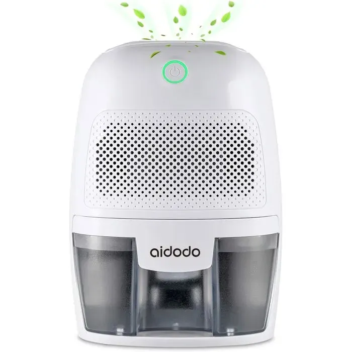 Déshumidificateur électrique portable - PZCC - 600 ml - 300 ml/jour - 23 W - Silencieux