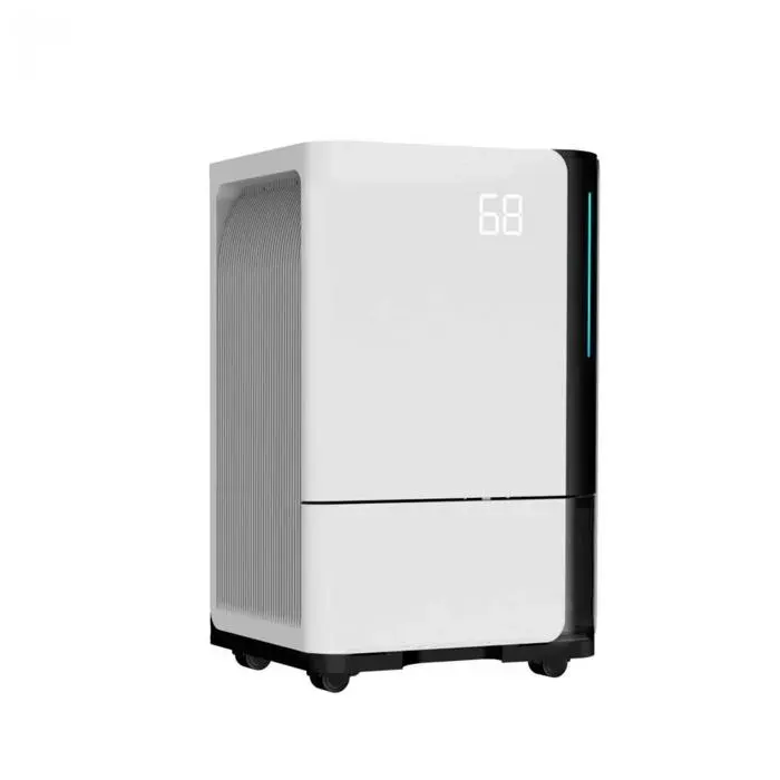 Déshumidificateur Humidificateur 2 en 1 12L/Jour 500ml/h Ions Négatifs Écran Tactile Minuterie 25-48dB – Blanc