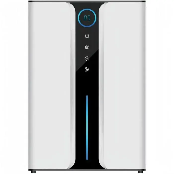 Déshumidificateur Intelligent Ultra-Silencieux 30dB - Affichage Digital Réservoir 3L Purificateur Air à Ions pour 30 m²