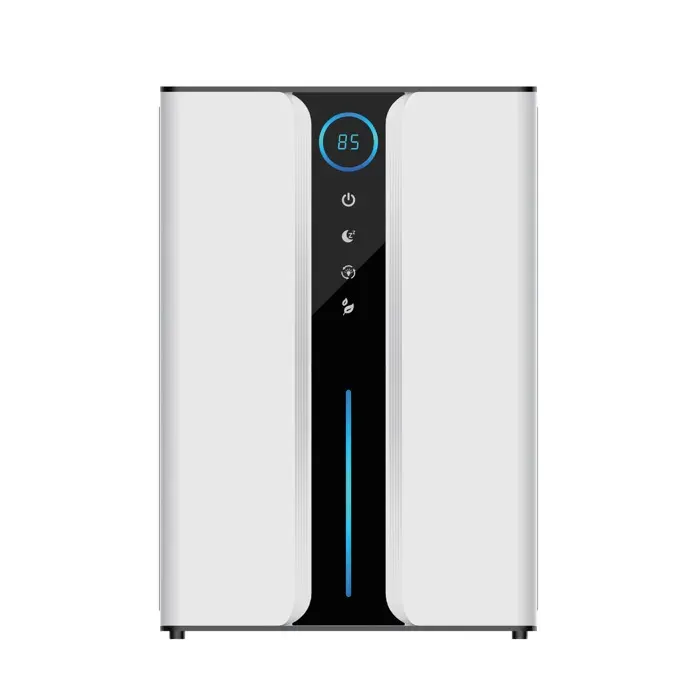 Déshumidificateur Intelligent Ultra Silencieux 30dB Réservoir 3L Affichage Digital Purificateur Air à Ions pour 30 m²Blanc