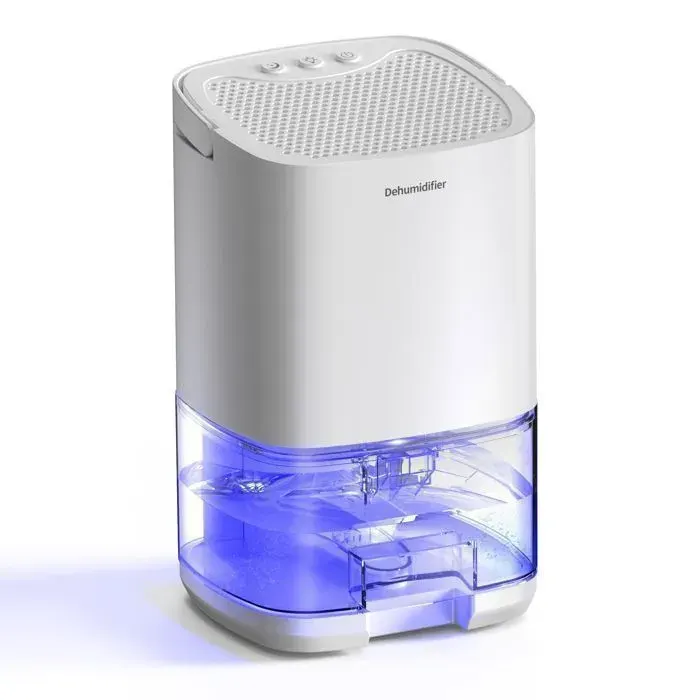 Déshumidificateur portable -EDENDIRECT -capacité 1000 ml-déshumidificateur anti -fonctionnement silencieux-350ml/jour - Lumières LED