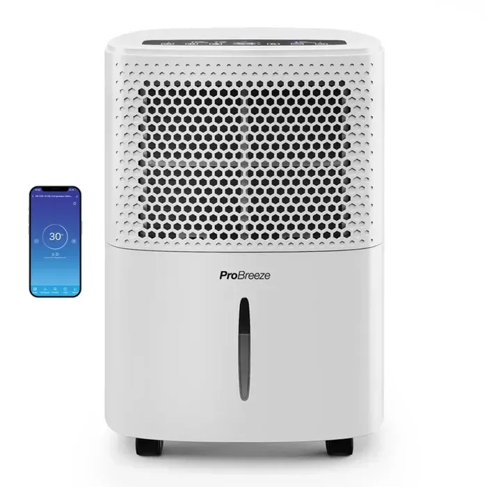 Déshumidificateur - PRO BREEZE - 12L - Humidistat intégré - Contrôle intelligent - Économe en énergie