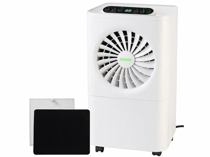 Déshumidificateur & purificateur dair 10 L/j LFT-200 avec filtres