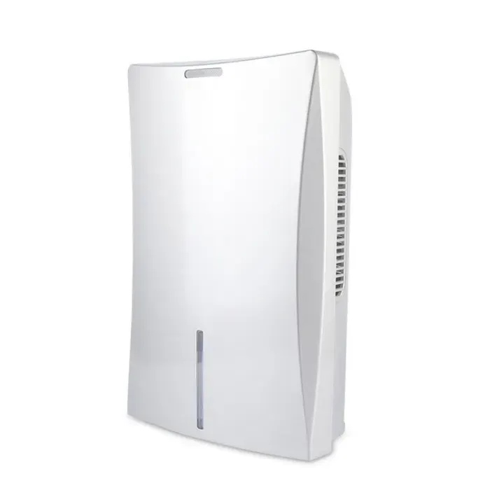 Déshumidificateur réservoir de 2 000 ml capacité de 600 ml/jour faible niveau sonore convient à une pièce de 30 m² blanc