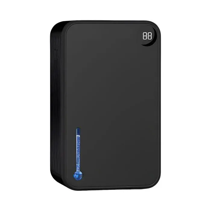 Déshumidificateur réservoir de 24 L écran LED économe en énergie minuterie éclairage dambiance portable noir
