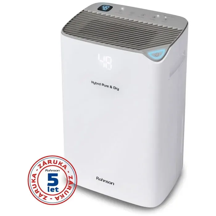 Déshumidificateur - ROHNSON - R-91020 Hybrid Pure - 20 l/jour - 120 m² - 37 dB