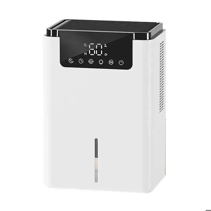 Déshumidificateur - TepidBee - 25L 60w déshumidificateur d air electrique grand réservoir deau ecran tactile lumière ambiante