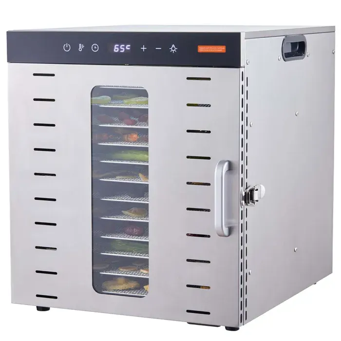 Déshydrateur Alimentaire - DUOKU - SS-10X - Acier Inoxydable - 1000 W - 10 Plateaux