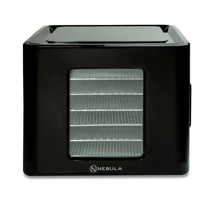 Déshydrateur alimentaire - NEBULA - NEB-FD - 6 plateaux inox - 600 W - 35–70°C — coloris Noir