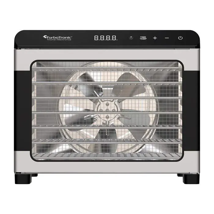 Déshydrateur alimentaire - TURBOTRONIC - FD55 - 55 L - 7 grilles inox - Temp. 35–75 °C — coloris Noire