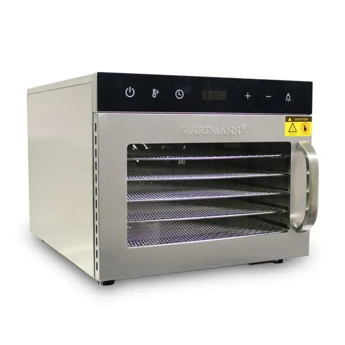 Déshydrateur alimentaire - WARTMANN - WM-2206 - 6 plateaux inox - 500 W - Sans BPA