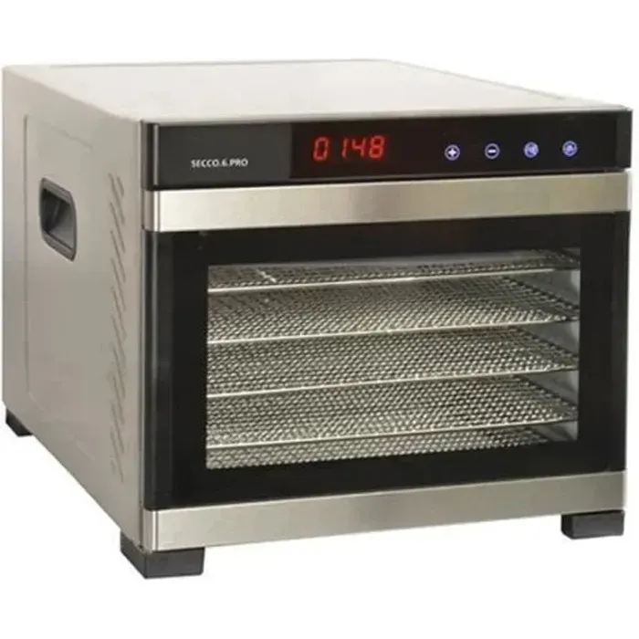 Déshydrateur d'aliments Kitchen Chef Secco 6 Pro 600 W Argent — vue 2