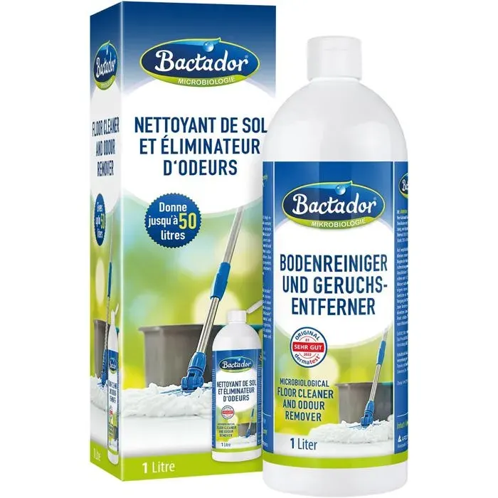 Détergent Aspirateur Laveur 1L-Produit Aspirateur Laveur-Produit robot-Nettoyant sol non moussant microbiologique