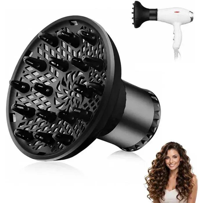 Diffuseur Cheveux Bouclés Diffuseur Cheveux Diffuseur Seche Cheveux Universel Diffuseur Universel Très Solide Pour Cheveux Bouclés