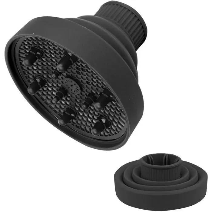 Diffuseur DAir Chaud Pour Cheveux BouclésDiffuseur De Cheveux Universel PliableAccessoire Pour Embout Diffuséur Seche
