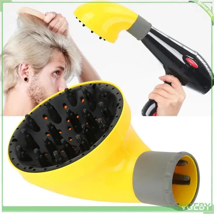 Diffuseur de cheveux - FAFEICY - Universel - Jaune - PC - Diamètre 155 cm
