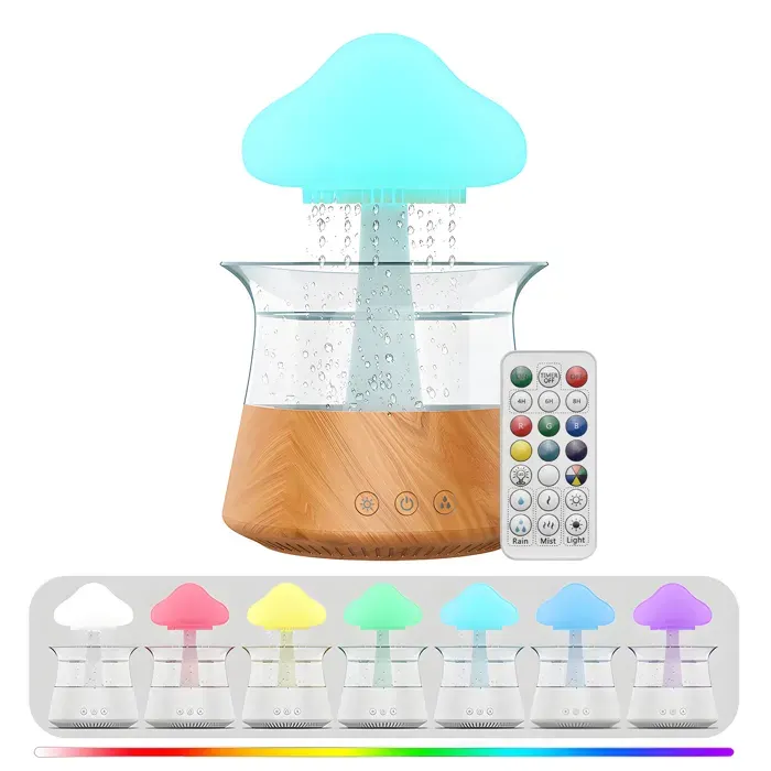 Diffuseur dhuile essentielle - LESHP - 250ml - USB - Humidificateur - Lumière LED