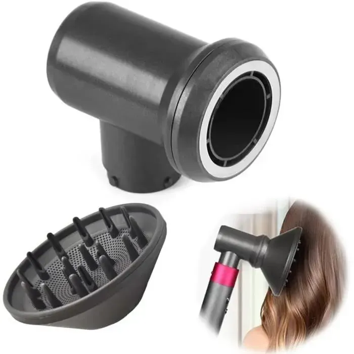 Diffuseur et adaptateur pour Dyson Airwrap Styler pour transformer le Airwrap Styler en un sèche-cheveux combiné