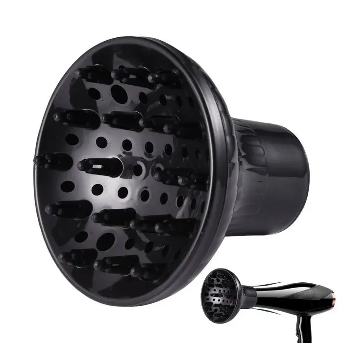 Diffuseur Sèche Cheveux 1 Pièce Universel - Embout Bouclé Pour Cheveux Ondulés Raides - Adapté Hôtel Dupcheliry