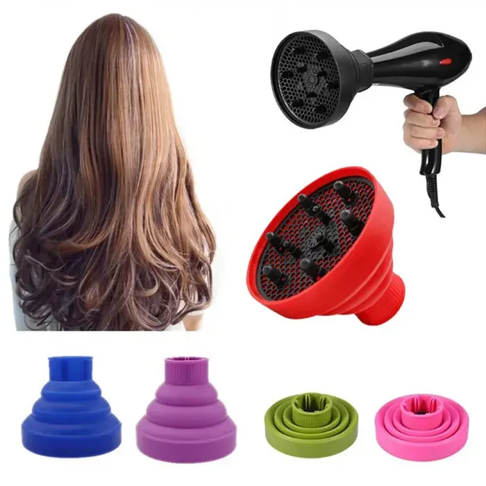 Diffuseur Sèche Cheveux Universel Professionnel – Embout Diffuseur Volume Boucles Définies Anti-Frisottis