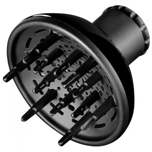 Diffuseur universel - MOSER - Sèche-cheveux - Compact - Adaptable - Noir