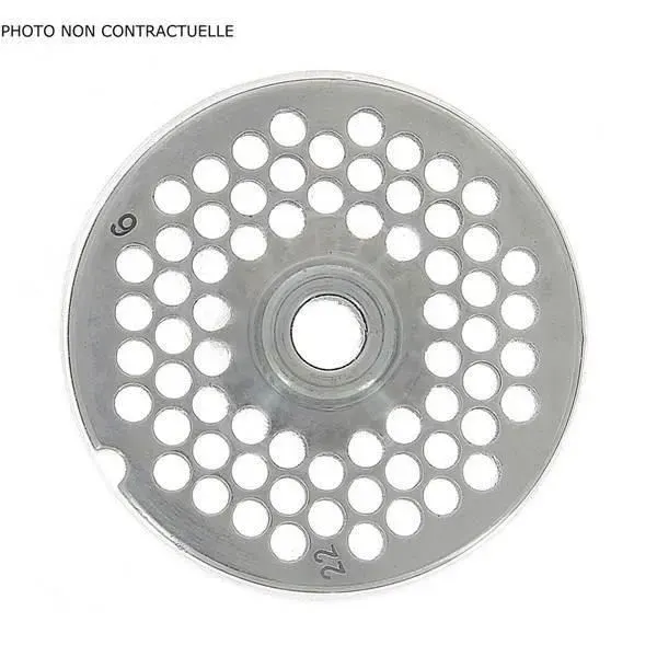 Disque pour hachoir électrique N°5 - Marque REBER - Grille renforcée 4.5 mm