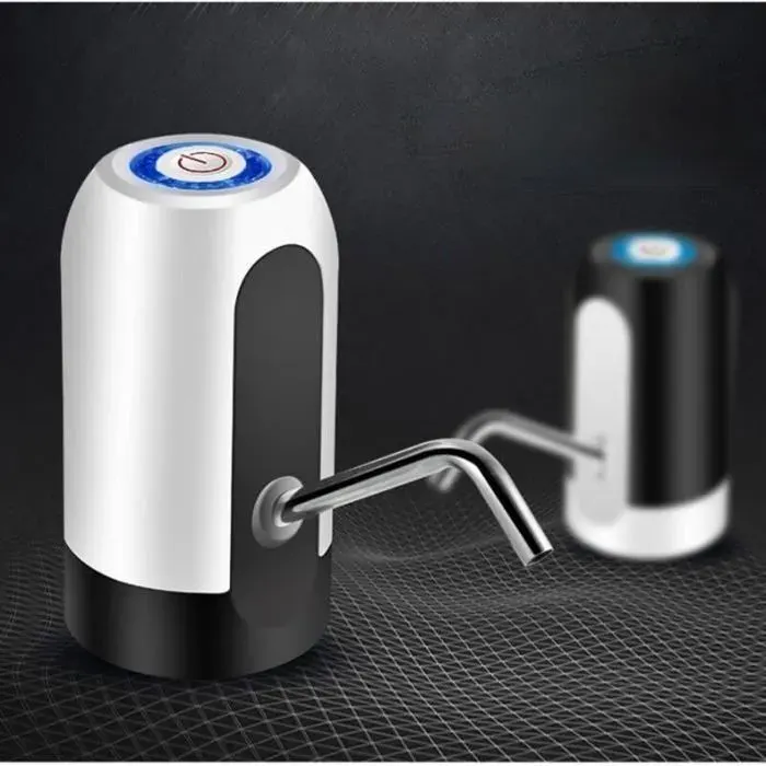 Distributeur deau électrique avec indicateur LED bouilloire à pompe à eau automatique avec robinet rechargeable USB