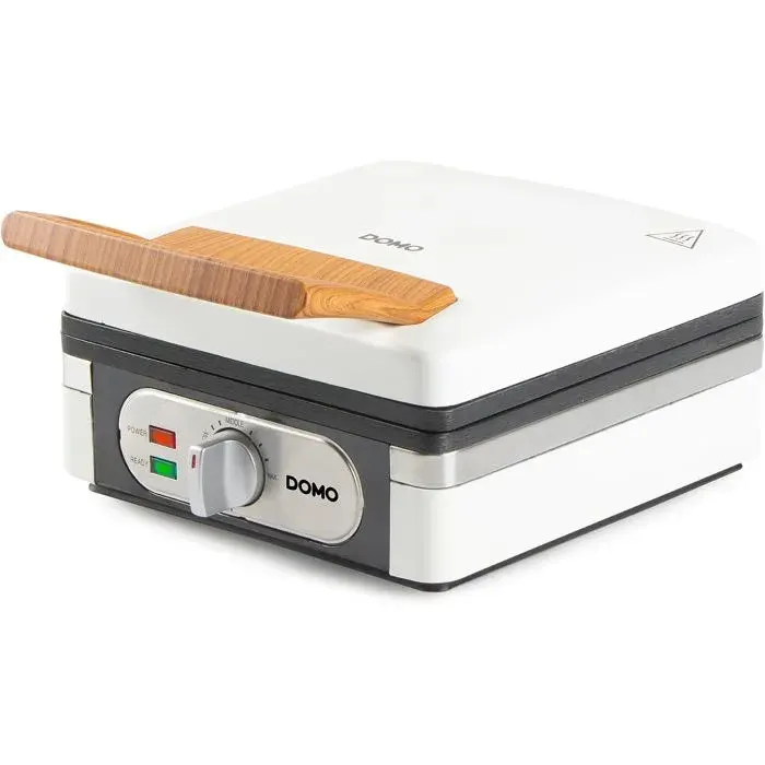 Do9274W Gaufrier Pour 2 Gaufres Belges – Gaufres Xl 4X7 – Revêtement Antiadhésif Sans Pfas – 1400 W – Blanc Pou É[AA51]