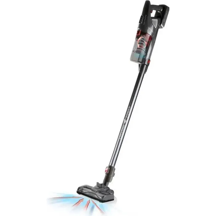 DOMO DO1032SV - Aspirateur balai 2 en 1 - 185 V - Batterie LI-ION - Système cyclonique - Brosse rotative