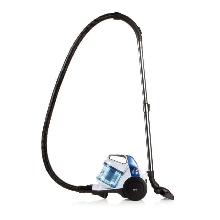DOMO DO7286S Aspirateur sans sac - 15 L - 700 W - Blanc et bleu