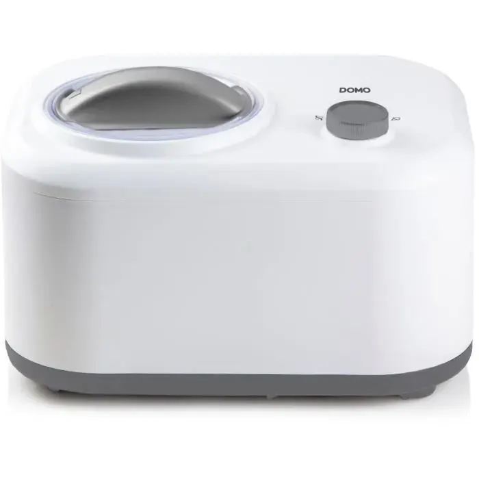 DOMO DO9243I - Sorbetière avec compresseur intégré - 1L - 3 fonctions - Bol amovible - Température de congélation -18° à -35°C