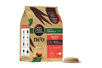 Dosette café Neo Par Dolce Gusto Espresso Barista Beige