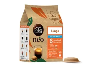 Dosette café Neo Par Dolce Gusto Lungo Décaféiné X12