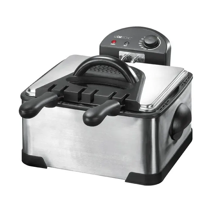 Double friteuse 4L inox Clatronic FR 3195