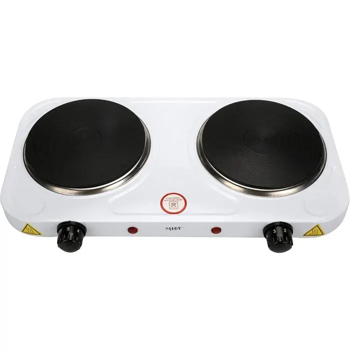 Double Plaque De Cuisson Électrique Pour Le Camping - 2500 W - Duo[PE398]