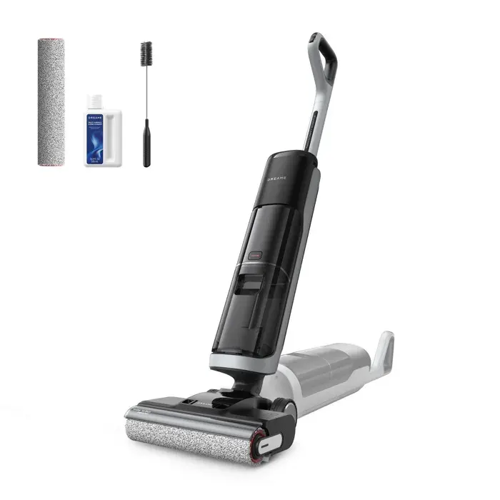 Dreame H14 AE Aspirateur Eau et Poussière sans Fil 18 kPaLavage/séchage de la Brosse 60 °C Brosse à Deux Bords Aspirateur Laveur