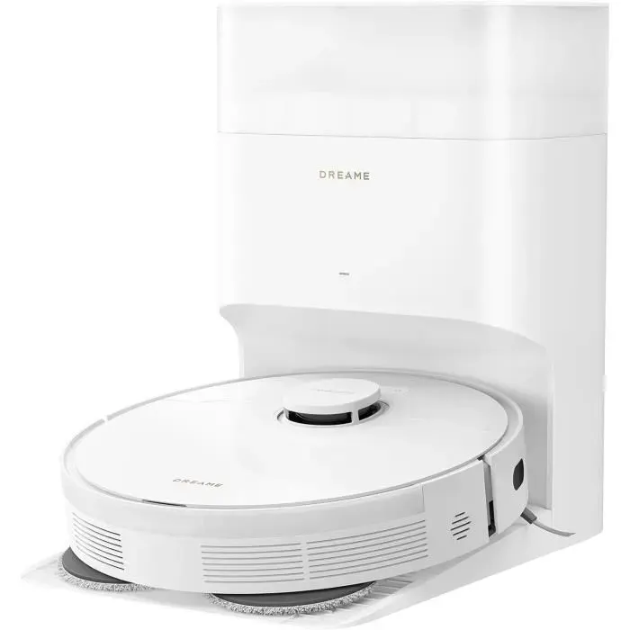 DREAME L10sPlus - Robot Aspirateur Laveur avec Vidage Automatique - 5200 mAh - Aspiration de 7000 Pa - Sacs de 4L