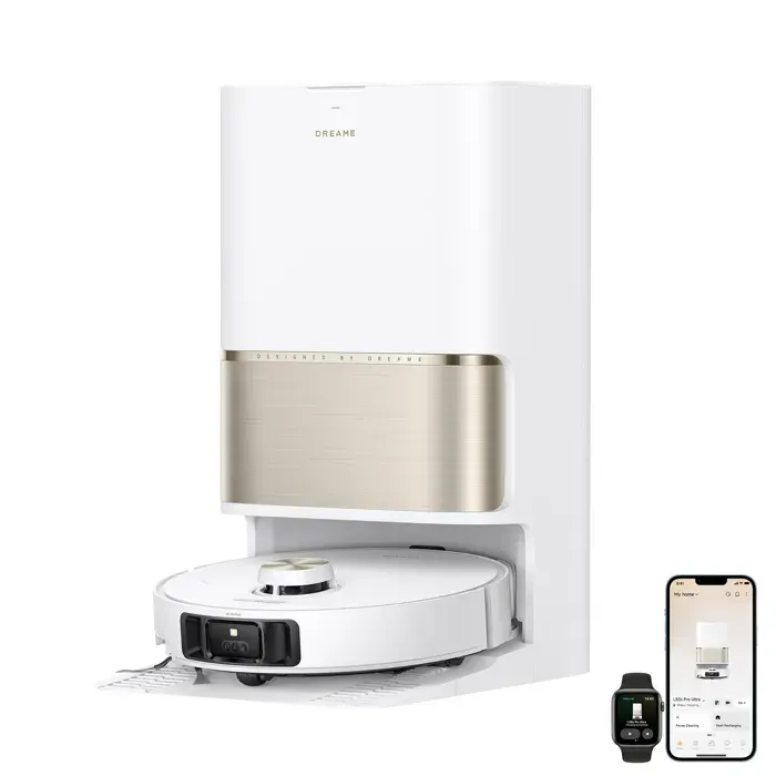 Dreame L50s Pro Ultra - Robot aspirateur Laveur 30kPa 100h de vidage Automatique Nettoyage des serpillières à Haute température