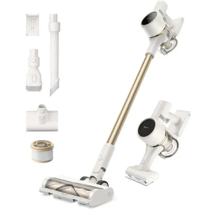 DREAME R10 - Aspirateur Balai sans Fil - Puissance 120AW Autonomie 60 Min - Filtration avancée - Brosse Multi-Surfaces
