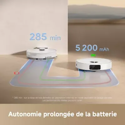 Dreame - Robot Aspirateur Laveur D20 White — vue 8