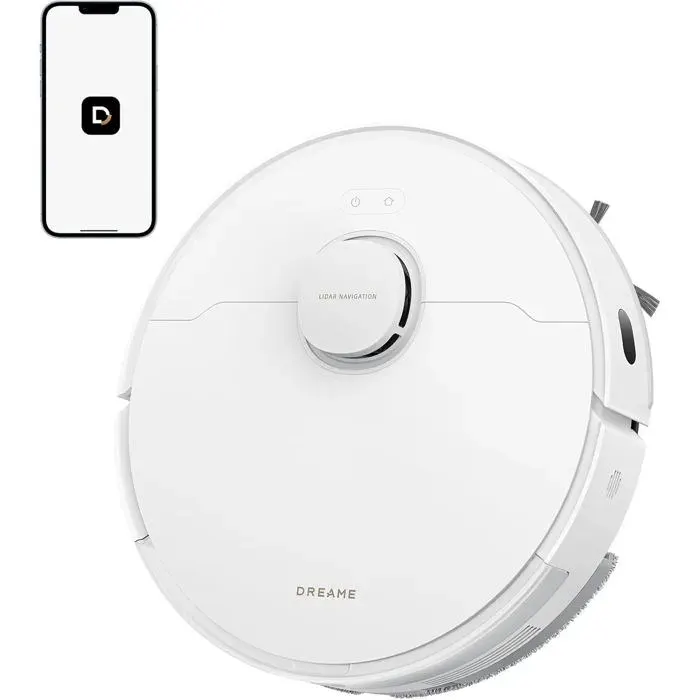 Dreame - Robot Aspirateur Laveur D20 White — vue 2