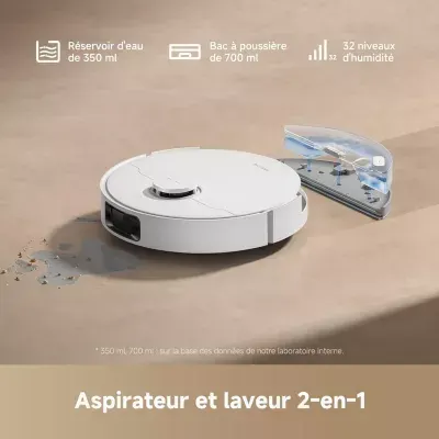 Dreame - Robot Aspirateur Laveur D20 White — vue 7
