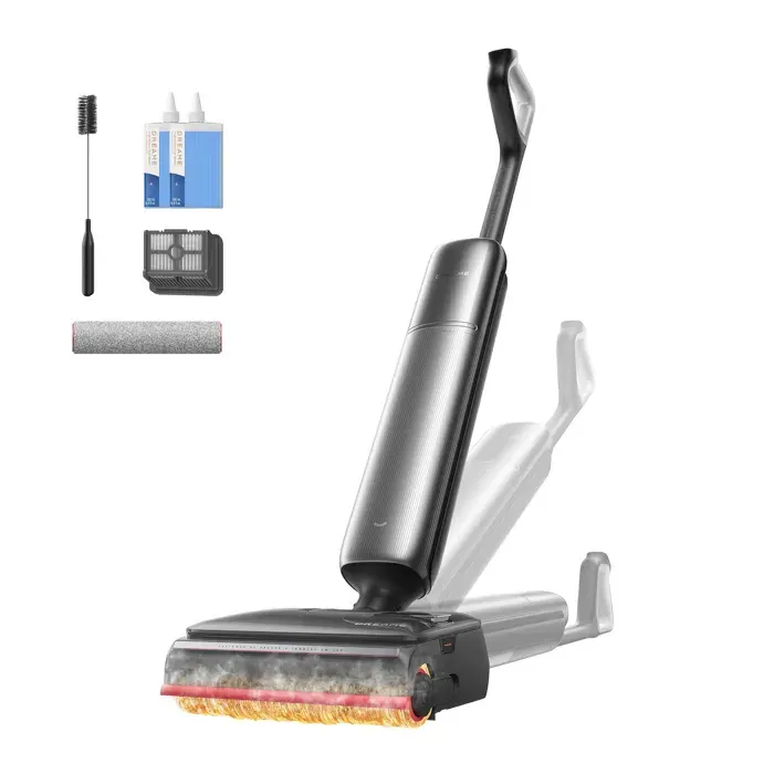 Dreame T16 Pro Heat - Aspirateur Laveur - 30 000Pa Ultra-Fin 985 cm Lavage des sols à leau Chaude à 90 °C zéro nœud